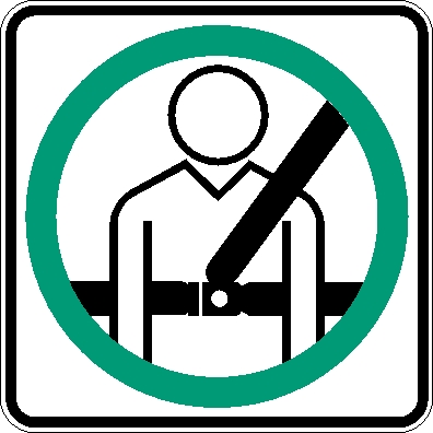 Port de la ceinture de sécurité